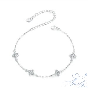 Bracciale quadrifoglio