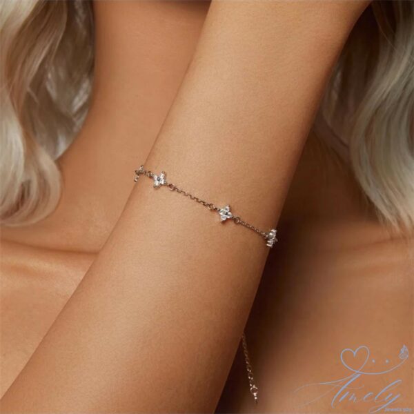 Bracciale quadrifoglio