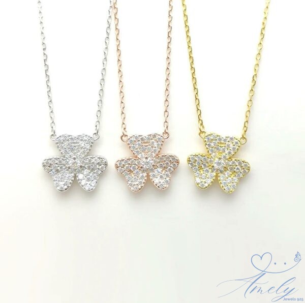 Collana trifoglio - immagine 4