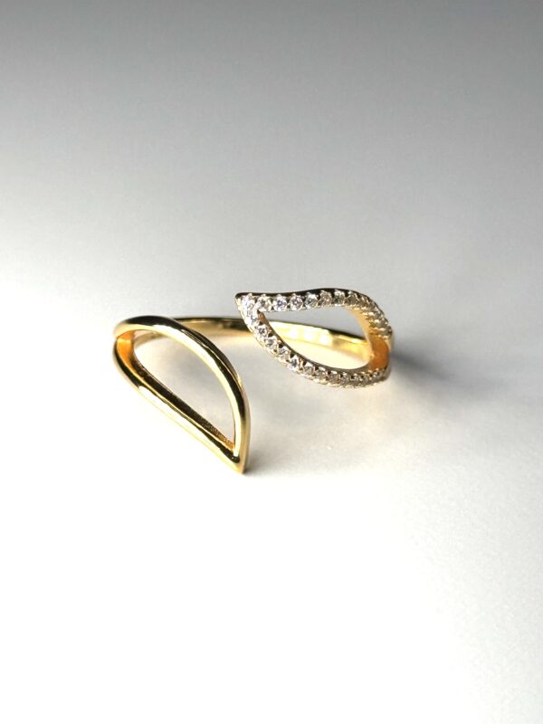 Anello Double leaf - immagine 5