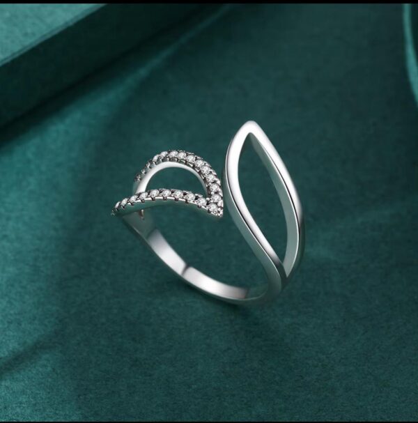 Anello Double leaf - immagine 3