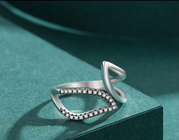 Anello Double leaf - immagine 4