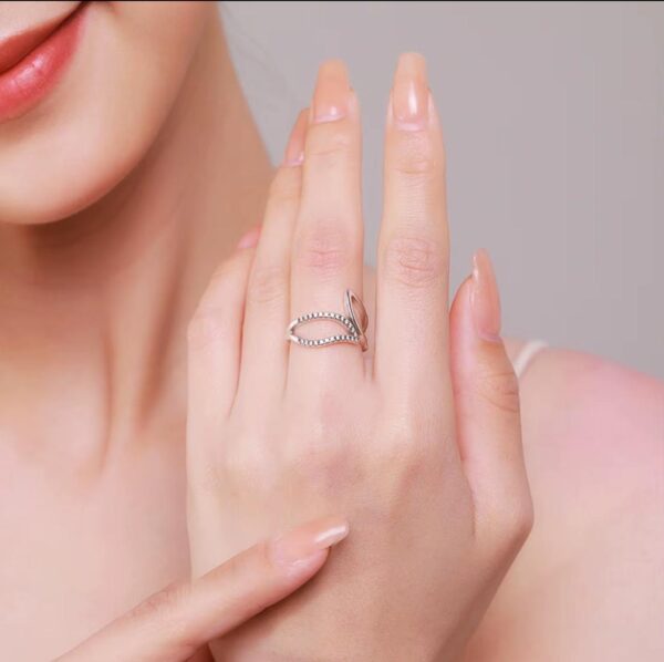 Anello Double leaf - immagine 2