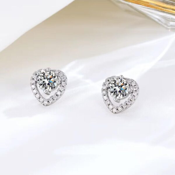 Orecchini light heart shape - immagine 4